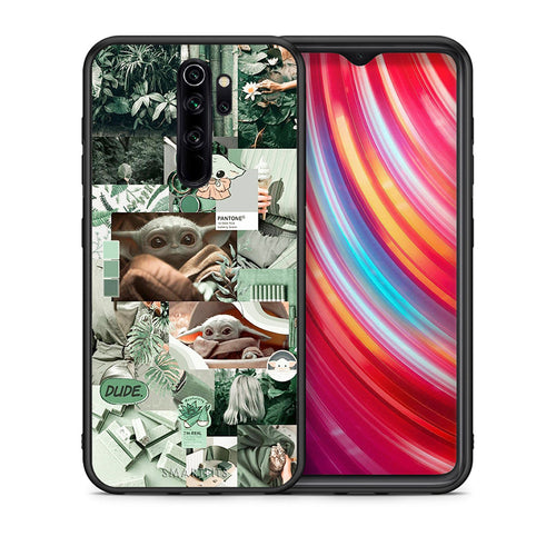 Θήκη Αγίου Βαλεντίνου Xiaomi Redmi Note 8 Pro Collage Dude από τη Smartfits με σχέδιο στο πίσω μέρος και μαύρο περίβλημα | Xiaomi Redmi Note 8 Pro Collage Dude case with colorful back and black bezels