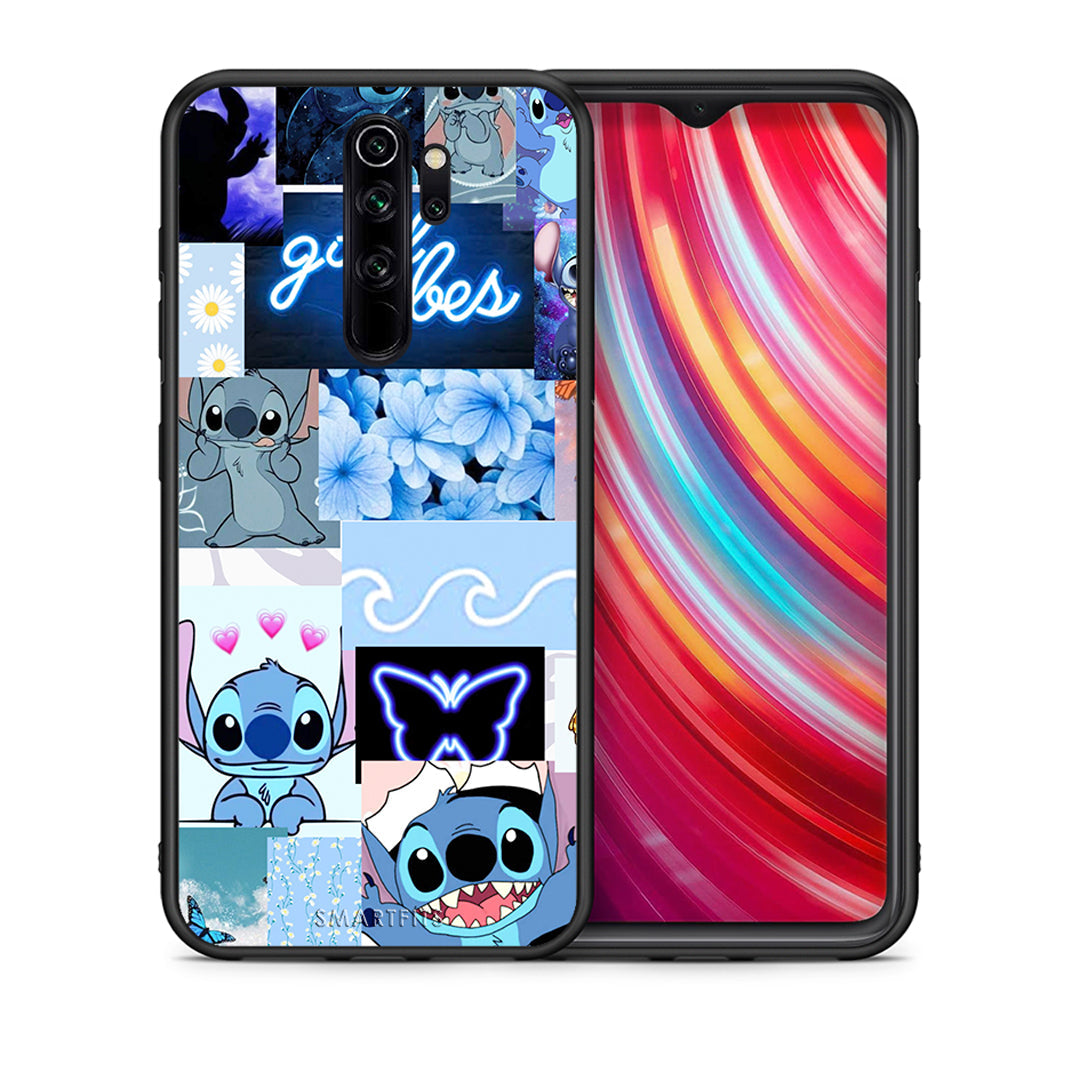 Θήκη Αγίου Βαλεντίνου Xiaomi Redmi Note 8 Pro Collage Good Vibes από τη Smartfits με σχέδιο στο πίσω μέρος και μαύρο περίβλημα | Xiaomi Redmi Note 8 Pro Collage Good Vibes case with colorful back and black bezels