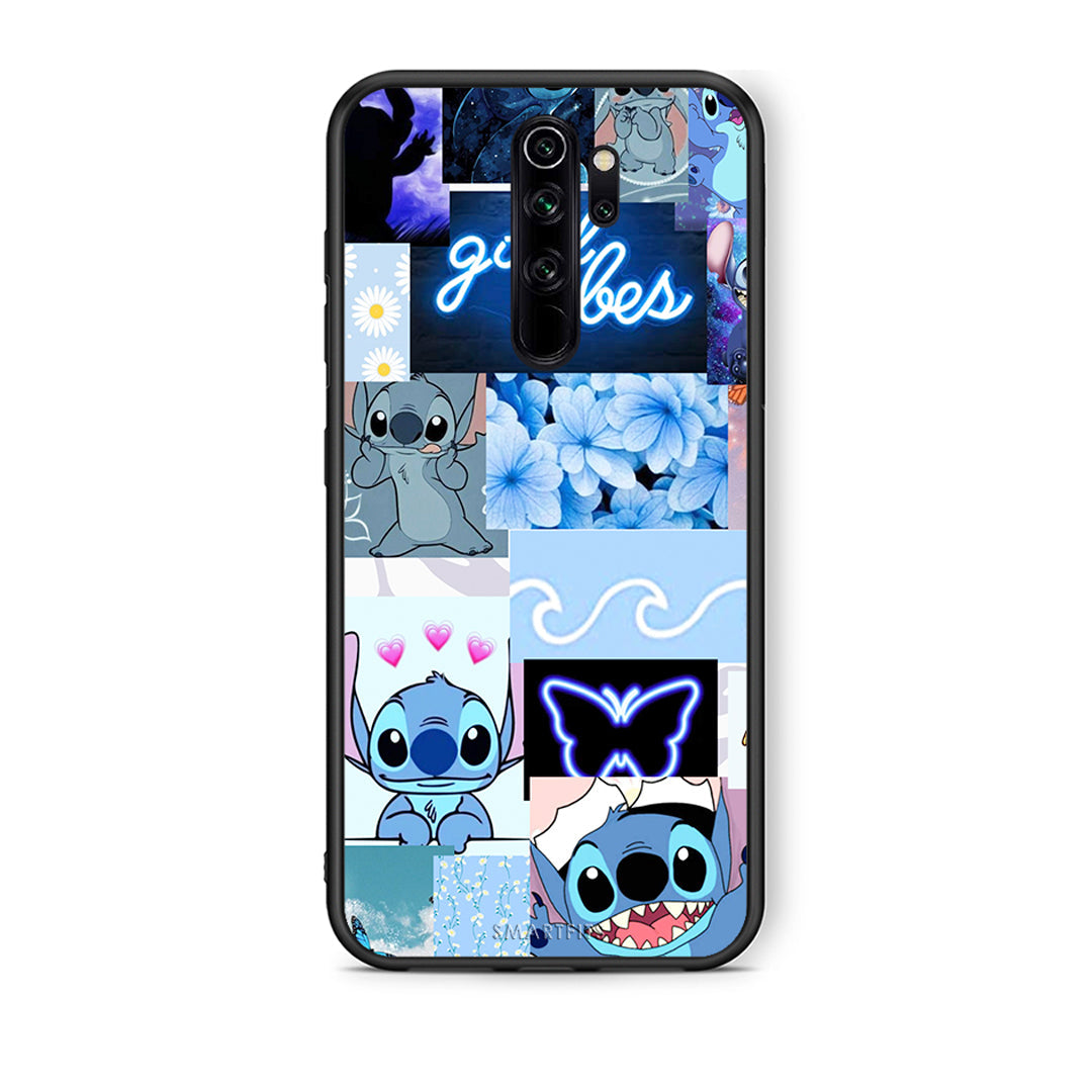 Xiaomi Redmi Note 8 Pro Collage Good Vibes Θήκη Αγίου Βαλεντίνου από τη Smartfits με σχέδιο στο πίσω μέρος και μαύρο περίβλημα | Smartphone case with colorful back and black bezels by Smartfits