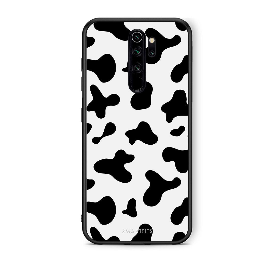 Xiaomi Redmi Note 8 Pro Cow Print θήκη από τη Smartfits με σχέδιο στο πίσω μέρος και μαύρο περίβλημα | Smartphone case with colorful back and black bezels by Smartfits