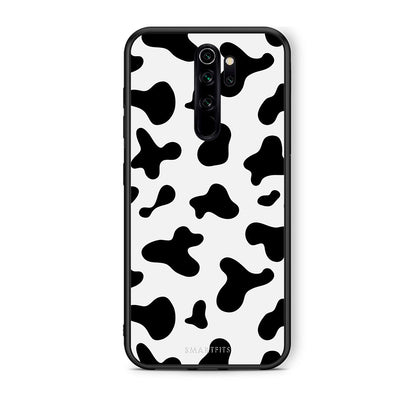 Xiaomi Redmi Note 8 Pro Cow Print θήκη από τη Smartfits με σχέδιο στο πίσω μέρος και μαύρο περίβλημα | Smartphone case with colorful back and black bezels by Smartfits