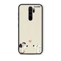 Thumbnail for Xiaomi Redmi Note 8 Pro Dalmatians Love θήκη από τη Smartfits με σχέδιο στο πίσω μέρος και μαύρο περίβλημα | Smartphone case with colorful back and black bezels by Smartfits