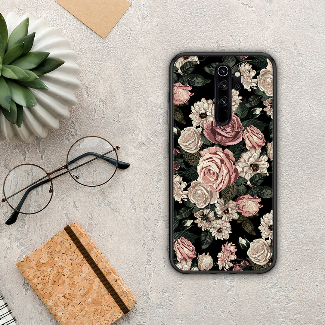 Flower Wild Roses - Xiaomi Redmi Note 8 Pro θήκη