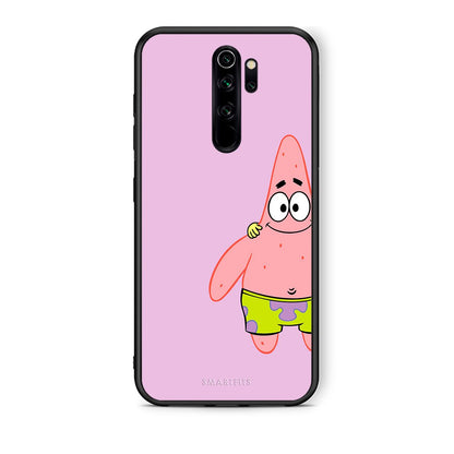 Xiaomi Redmi Note 8 Pro  Friends Patrick θήκη από τη Smartfits με σχέδιο στο πίσω μέρος και μαύρο περίβλημα | Smartphone case with colorful back and black bezels by Smartfits