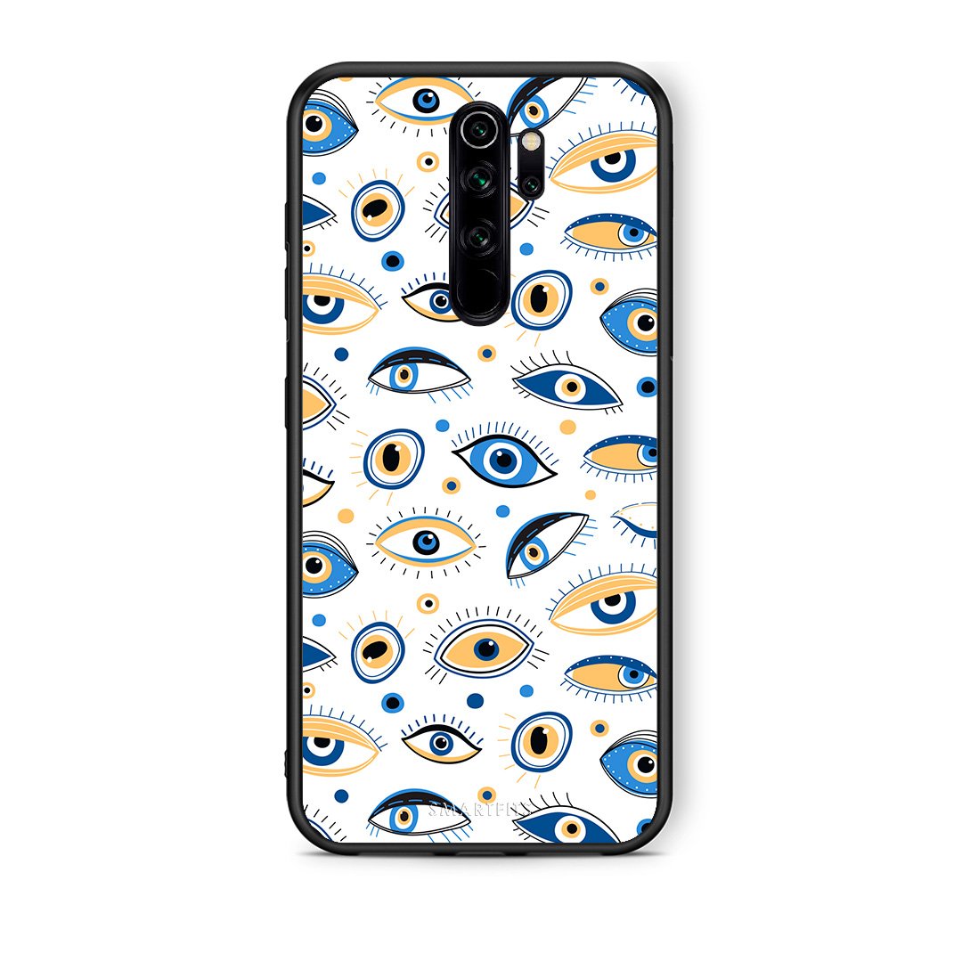 Xiaomi Redmi Note 8 Pro Ftou Ftou θήκη από τη Smartfits με σχέδιο στο πίσω μέρος και μαύρο περίβλημα | Smartphone case with colorful back and black bezels by Smartfits