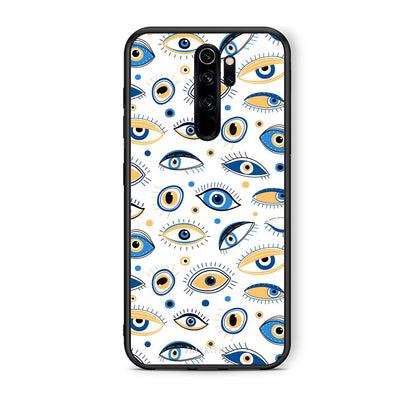 Xiaomi Redmi Note 8 Pro Ftou Ftou θήκη από τη Smartfits με σχέδιο στο πίσω μέρος και μαύρο περίβλημα | Smartphone case with colorful back and black bezels by Smartfits