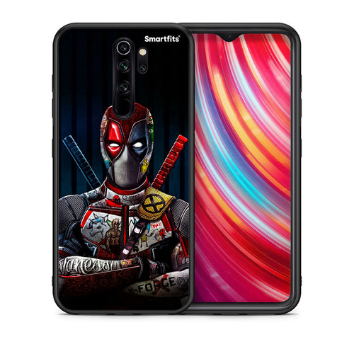 Θήκη Xiaomi Redmi Note 8 Pro Funny Guy από τη Smartfits με σχέδιο στο πίσω μέρος και μαύρο περίβλημα | Xiaomi Redmi Note 8 Pro Funny Guy case with colorful back and black bezels