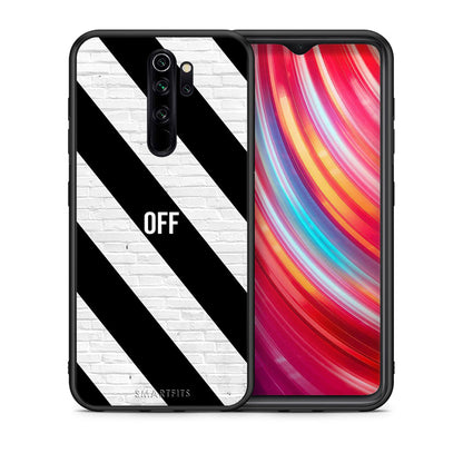 Θήκη Xiaomi Redmi Note 8 Pro Get Off από τη Smartfits με σχέδιο στο πίσω μέρος και μαύρο περίβλημα | Xiaomi Redmi Note 8 Pro Get Off case with colorful back and black bezels