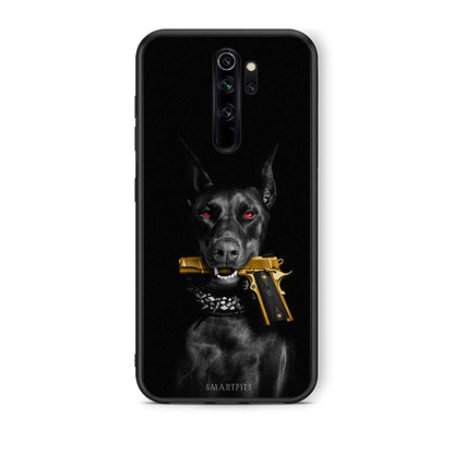 Xiaomi Redmi Note 8 Pro Golden Gun Θήκη Αγίου Βαλεντίνου από τη Smartfits με σχέδιο στο πίσω μέρος και μαύρο περίβλημα | Smartphone case with colorful back and black bezels by Smartfits
