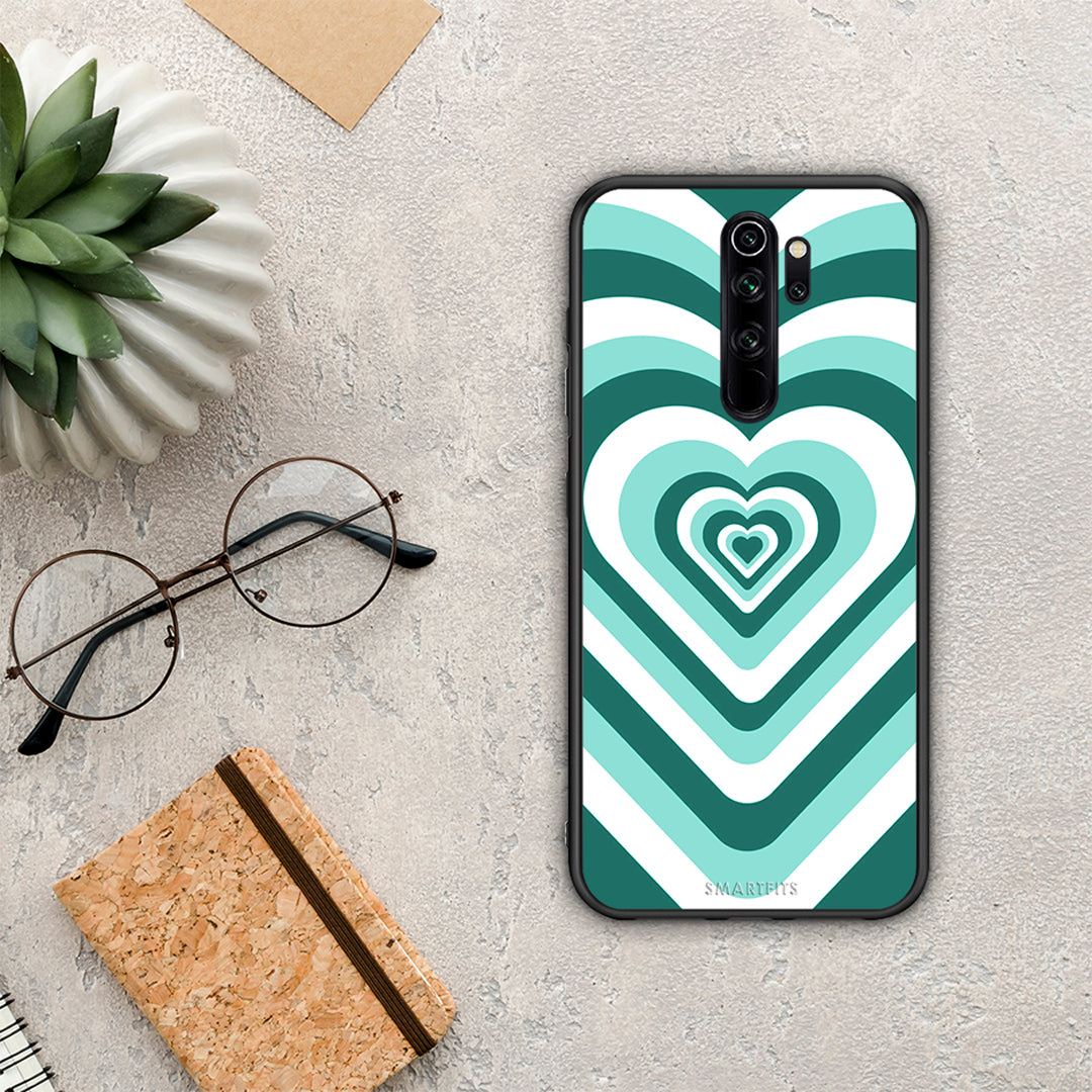 Green Hearts - Xiaomi Redmi Note 8 Pro θήκη