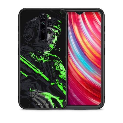 Θήκη Αγίου Βαλεντίνου Xiaomi Redmi Note 8 Pro Green Soldier από τη Smartfits με σχέδιο στο πίσω μέρος και μαύρο περίβλημα | Xiaomi Redmi Note 8 Pro Green Soldier case with colorful back and black bezels