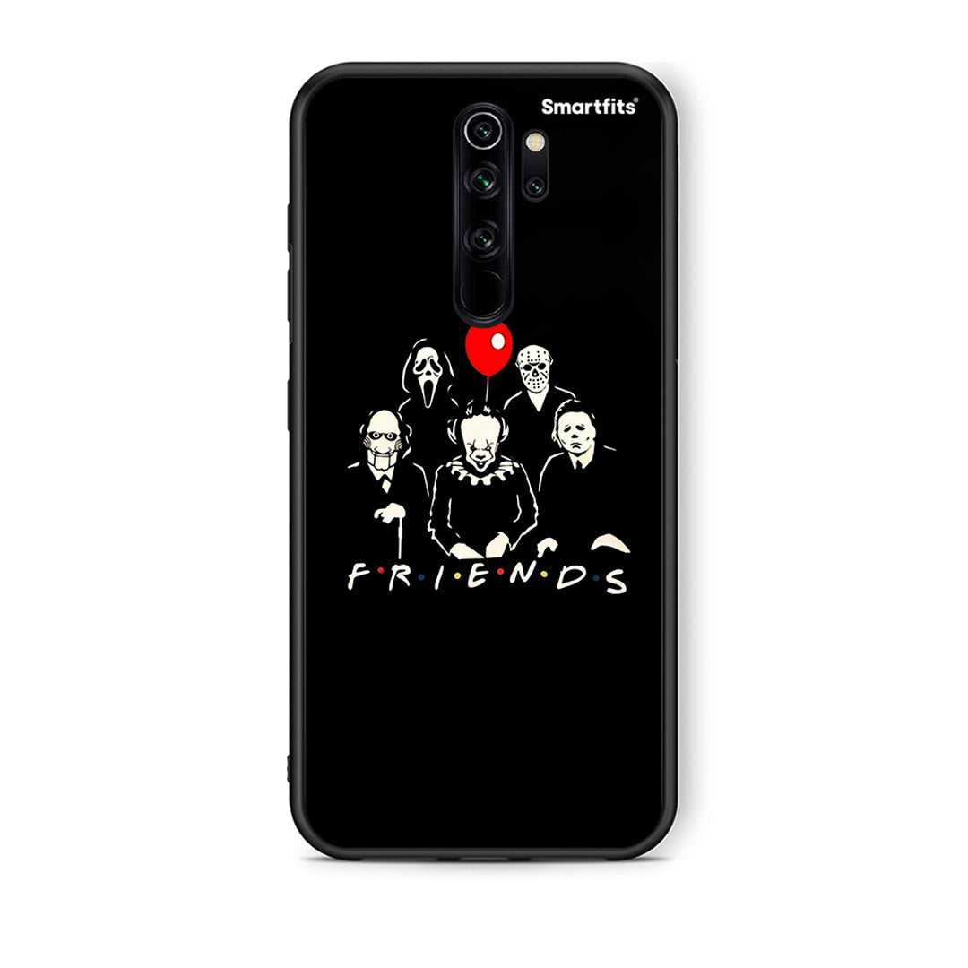 Xiaomi Redmi Note 8 Pro Halloween Friends Θήκη από τη Smartfits με σχέδιο στο πίσω μέρος και μαύρο περίβλημα | Smartphone case with colorful back and black bezels by Smartfits