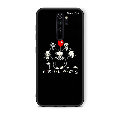 Xiaomi Redmi Note 8 Pro Halloween Friends Θήκη από τη Smartfits με σχέδιο στο πίσω μέρος και μαύρο περίβλημα | Smartphone case with colorful back and black bezels by Smartfits