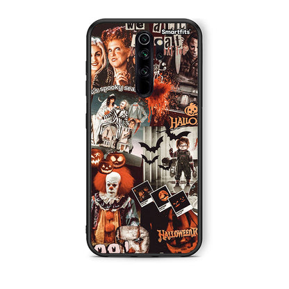 Xiaomi Redmi Note 8 Pro Halloween Spooky Season Θήκη από τη Smartfits με σχέδιο στο πίσω μέρος και μαύρο περίβλημα | Smartphone case with colorful back and black bezels by Smartfits