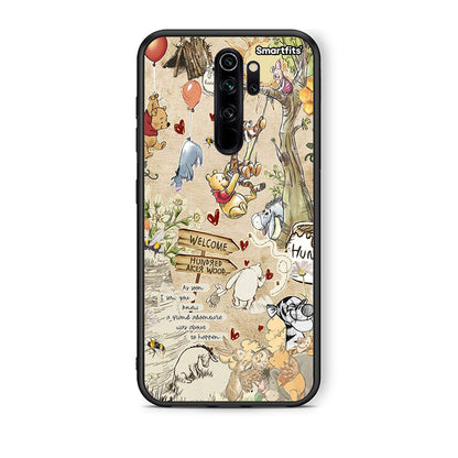 Xiaomi Redmi Note 8 Pro Happy Friends θήκη από τη Smartfits με σχέδιο στο πίσω μέρος και μαύρο περίβλημα | Smartphone case with colorful back and black bezels by Smartfits