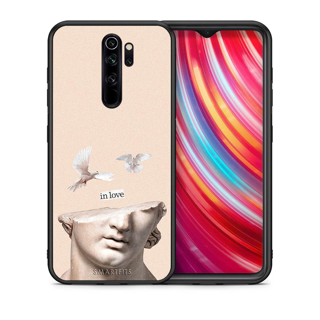 Θήκη Xiaomi Redmi Note 8 Pro In Love από τη Smartfits με σχέδιο στο πίσω μέρος και μαύρο περίβλημα | Xiaomi Redmi Note 8 Pro In Love case with colorful back and black bezels