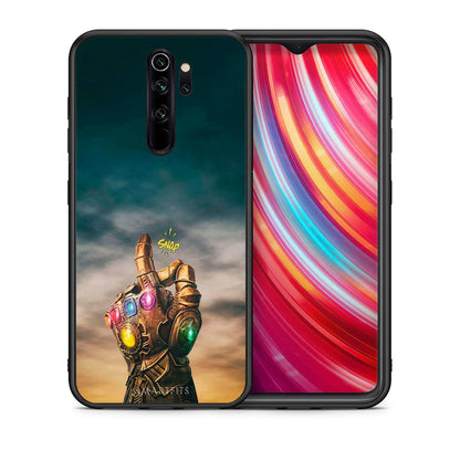 Θήκη Xiaomi Redmi Note 8 Pro Infinity Snap από τη Smartfits με σχέδιο στο πίσω μέρος και μαύρο περίβλημα | Xiaomi Redmi Note 8 Pro Infinity Snap case with colorful back and black bezels