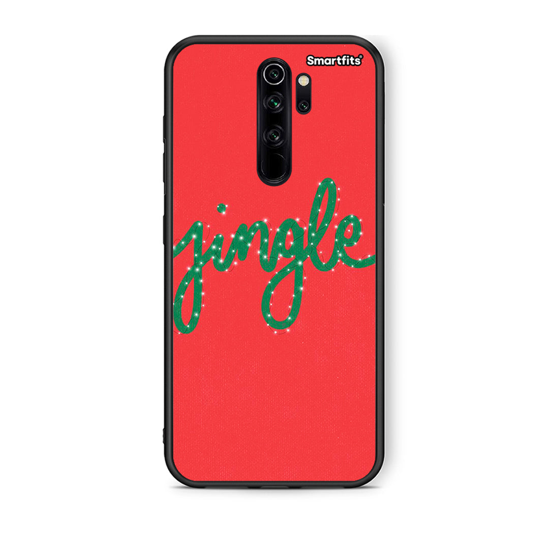 Xiaomi Redmi Note 8 Pro Jingle Xmas θήκη από τη Smartfits με σχέδιο στο πίσω μέρος και μαύρο περίβλημα | Smartphone case with colorful back and black bezels by Smartfits