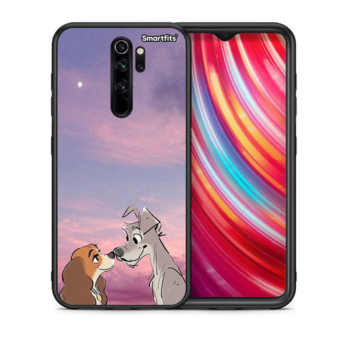 Θήκη Xiaomi Redmi Note 8 Pro Lady And Tramp από τη Smartfits με σχέδιο στο πίσω μέρος και μαύρο περίβλημα | Xiaomi Redmi Note 8 Pro Lady And Tramp case with colorful back and black bezels