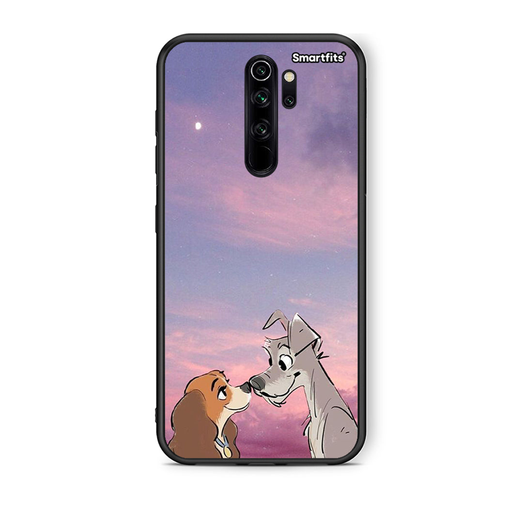 Xiaomi Redmi Note 8 Pro Lady And Tramp θήκη από τη Smartfits με σχέδιο στο πίσω μέρος και μαύρο περίβλημα | Smartphone case with colorful back and black bezels by Smartfits