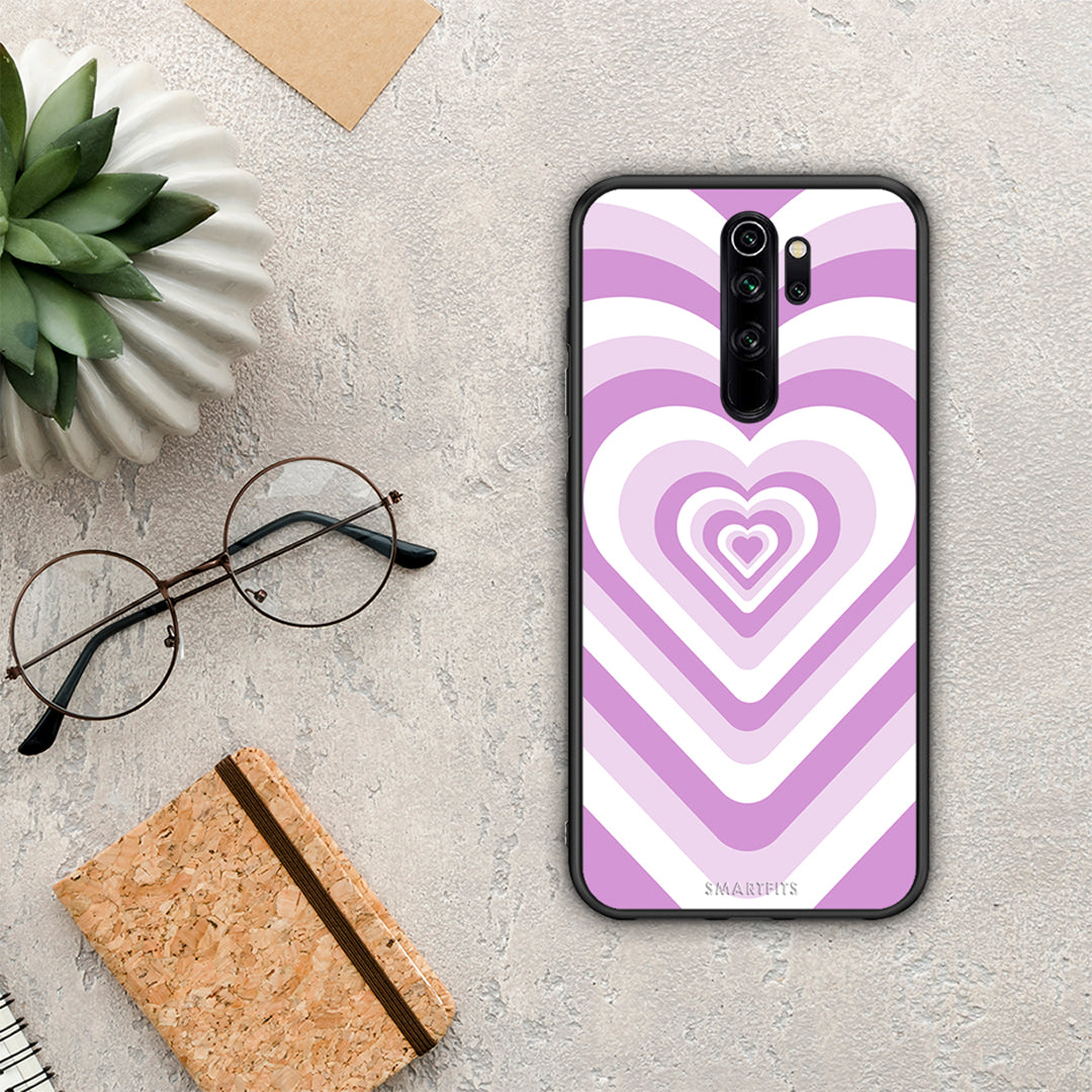 Lilac Hearts - Xiaomi Redmi Note 8 Pro θήκη