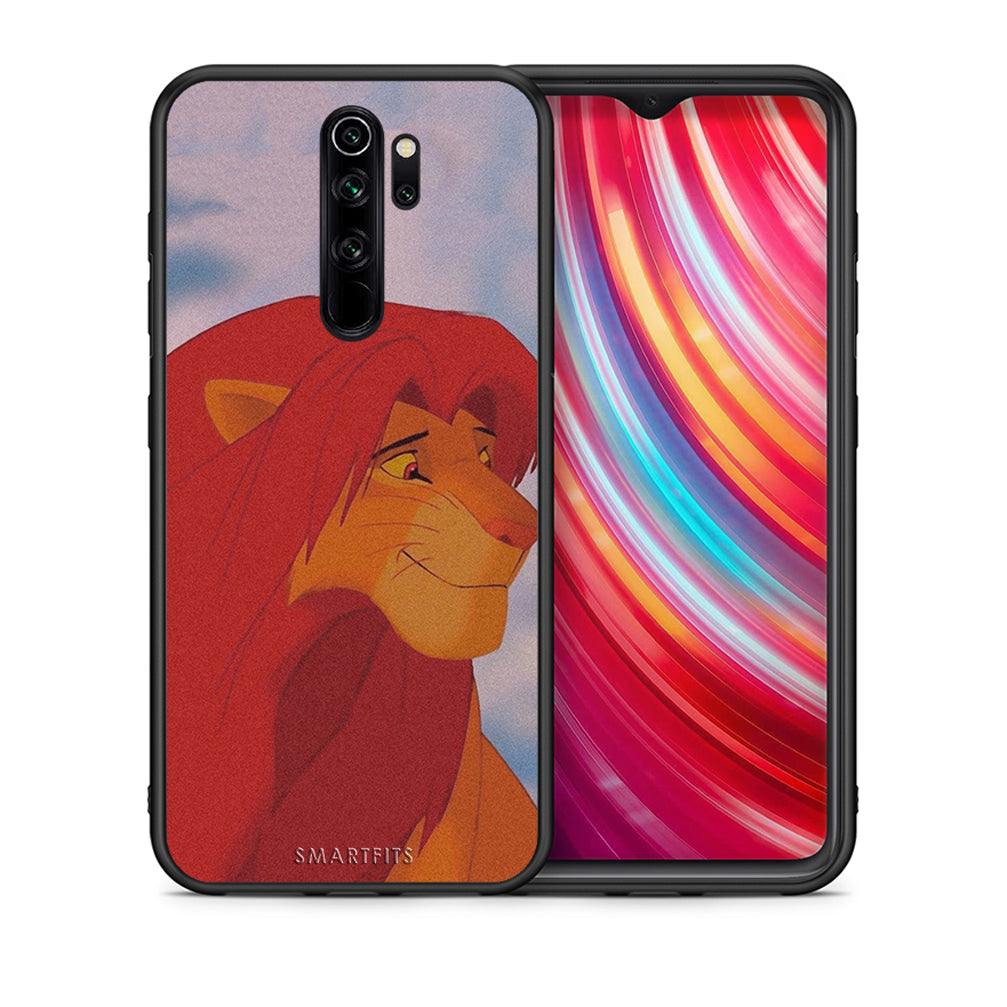 Θήκη Αγίου Βαλεντίνου Xiaomi Redmi Note 8 Pro Lion Love 1 από τη Smartfits με σχέδιο στο πίσω μέρος και μαύρο περίβλημα | Xiaomi Redmi Note 8 Pro Lion Love 1 case with colorful back and black bezels