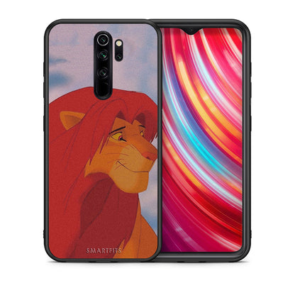 Θήκη Αγίου Βαλεντίνου Xiaomi Redmi Note 8 Pro Lion Love 1 από τη Smartfits με σχέδιο στο πίσω μέρος και μαύρο περίβλημα | Xiaomi Redmi Note 8 Pro Lion Love 1 case with colorful back and black bezels