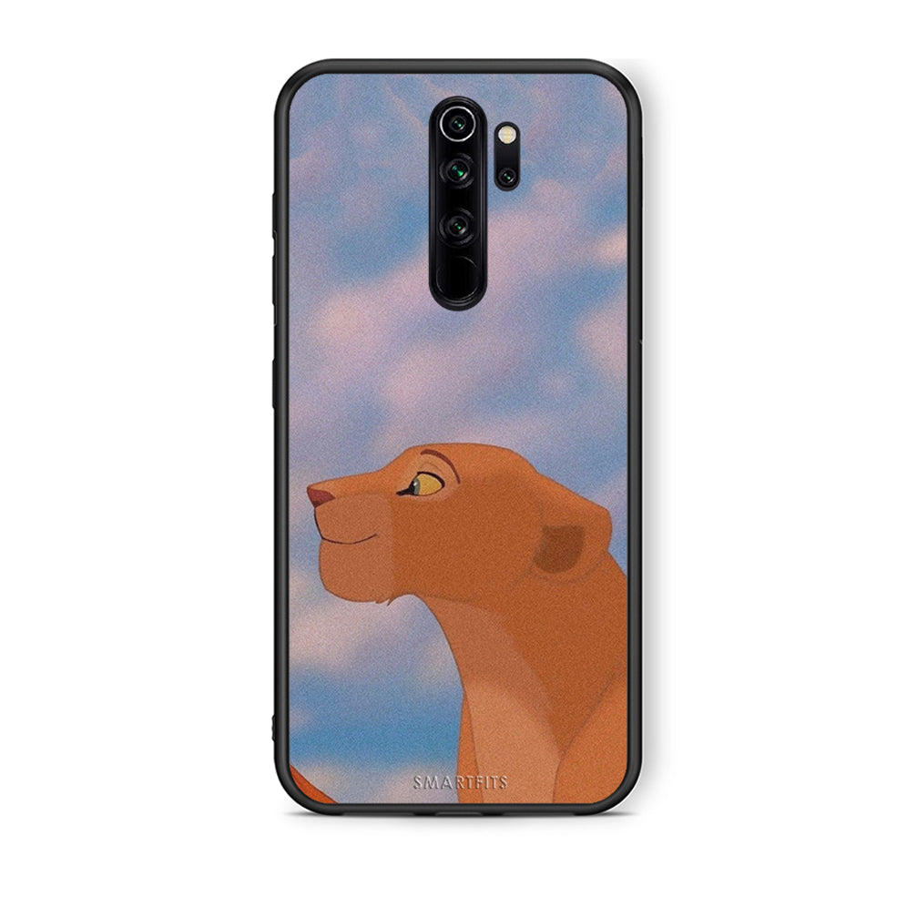 Xiaomi Redmi Note 8 Pro Lion Love 2 Θήκη Αγίου Βαλεντίνου από τη Smartfits με σχέδιο στο πίσω μέρος και μαύρο περίβλημα | Smartphone case with colorful back and black bezels by Smartfits