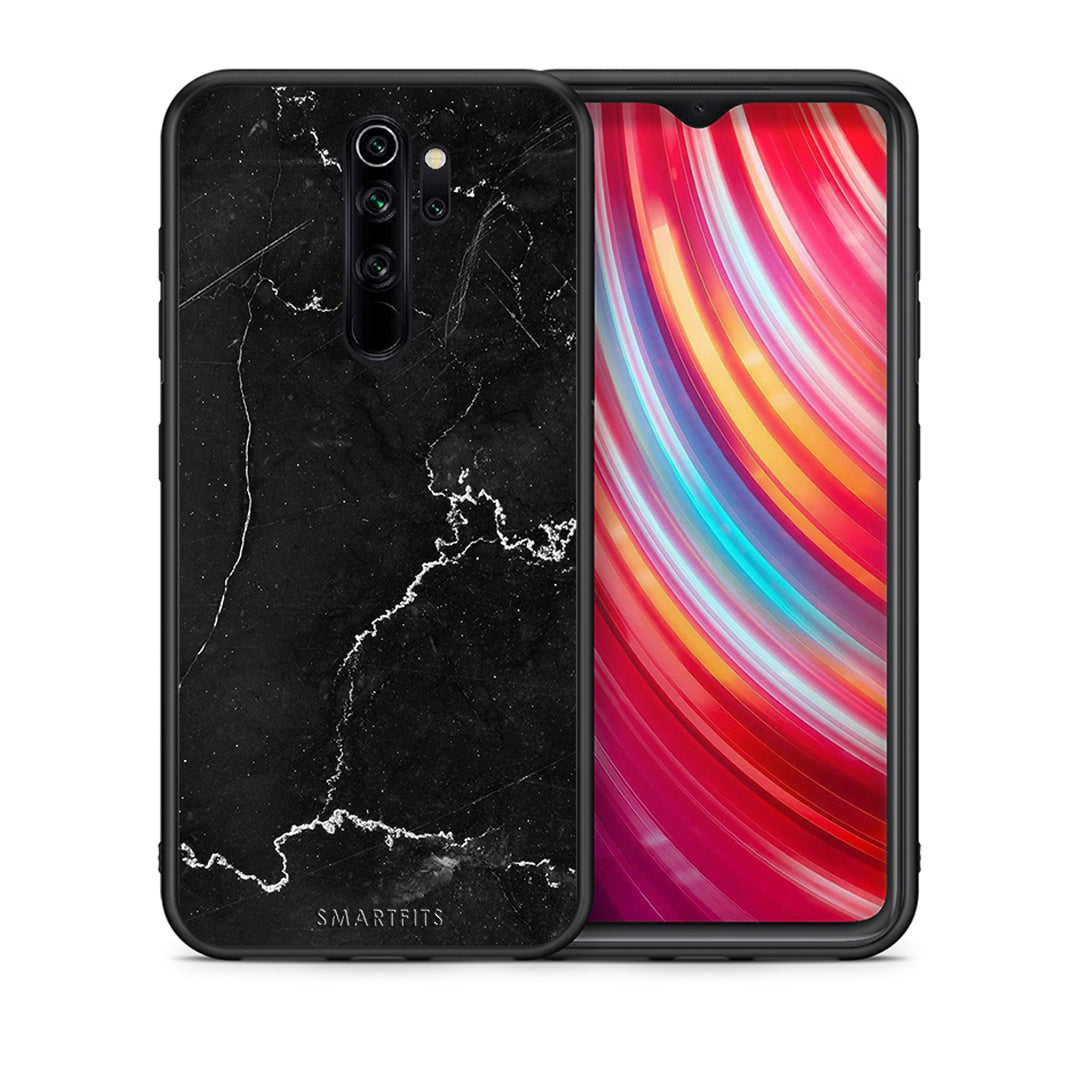 Θήκη Xiaomi Redmi Note 8 Pro Marble Black από τη Smartfits με σχέδιο στο πίσω μέρος και μαύρο περίβλημα | Xiaomi Redmi Note 8 Pro Marble Black case with colorful back and black bezels