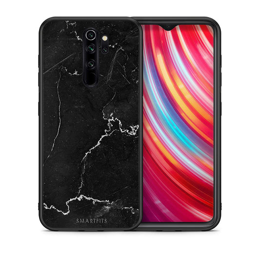 Θήκη Xiaomi Redmi Note 8 Pro Marble Black από τη Smartfits με σχέδιο στο πίσω μέρος και μαύρο περίβλημα | Xiaomi Redmi Note 8 Pro Marble Black case with colorful back and black bezels