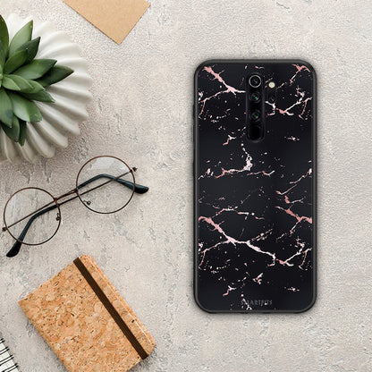 Marble Black Rosegold - Xiaomi Redmi Note 8 Pro θήκη