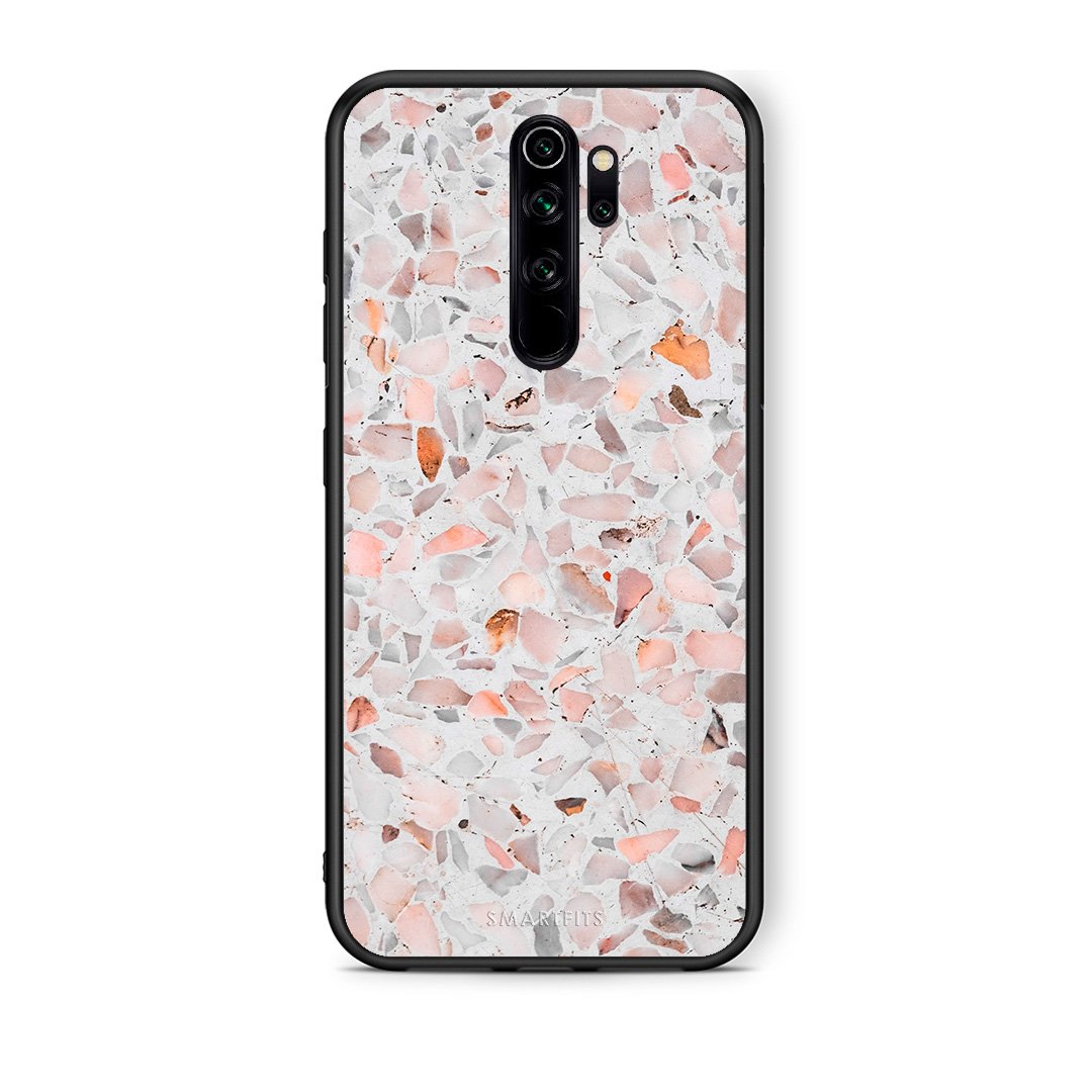 Xiaomi Redmi Note 8 Pro Marble Terrazzo θήκη από τη Smartfits με σχέδιο στο πίσω μέρος και μαύρο περίβλημα | Smartphone case with colorful back and black bezels by Smartfits