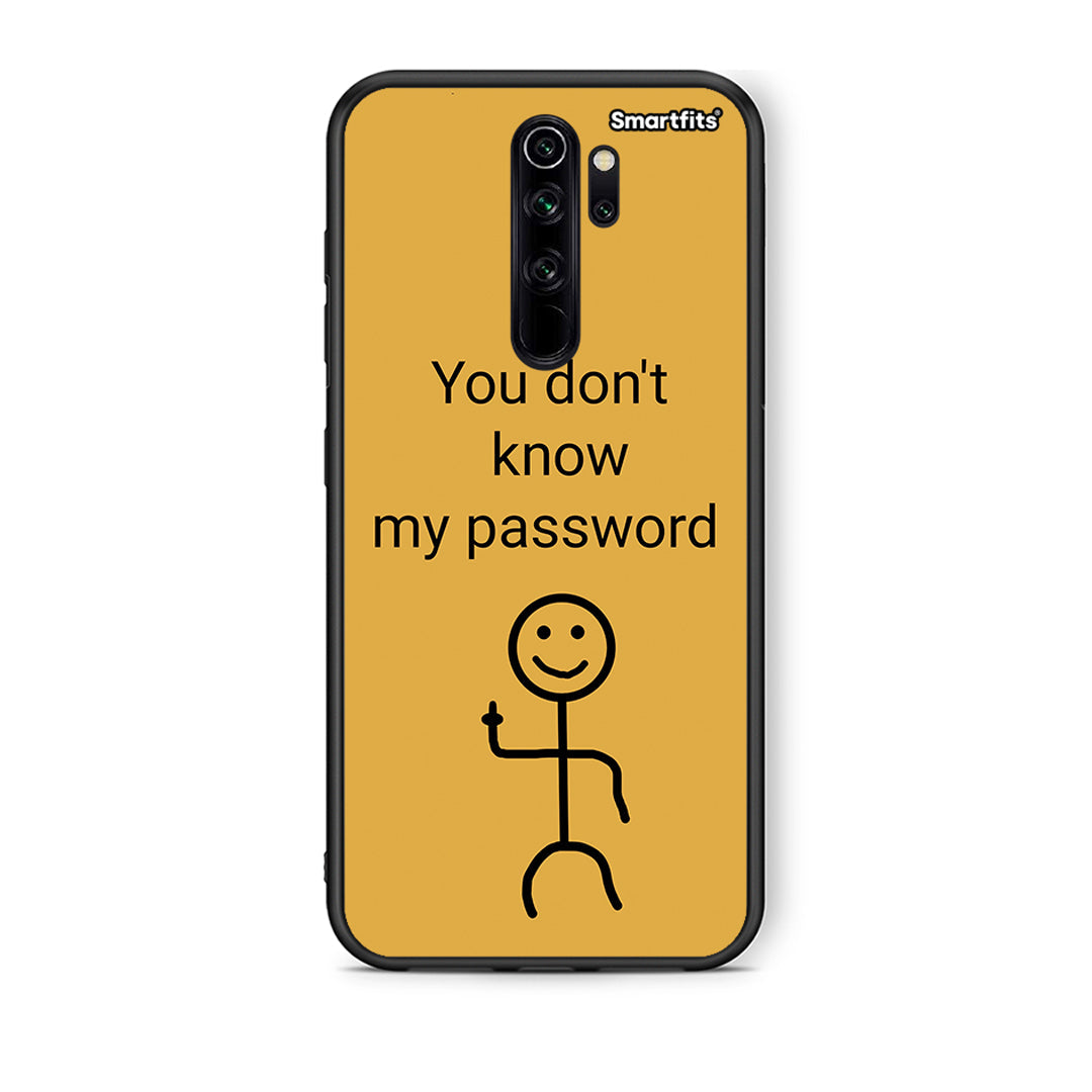 Xiaomi Redmi Note 8 Pro My Password Θήκη από τη Smartfits με σχέδιο στο πίσω μέρος και μαύρο περίβλημα | Smartphone case with colorful back and black bezels by Smartfits