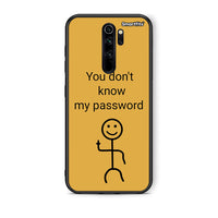 Thumbnail for Xiaomi Redmi Note 8 Pro My Password Θήκη από τη Smartfits με σχέδιο στο πίσω μέρος και μαύρο περίβλημα | Smartphone case with colorful back and black bezels by Smartfits