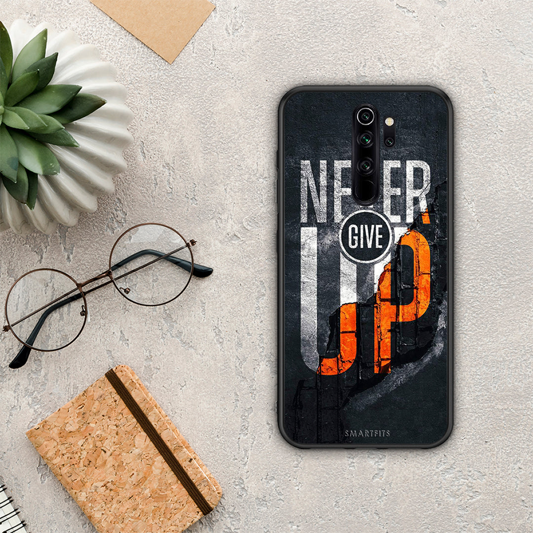 Never Give Up - Xiaomi Redmi Note 8 Pro θήκη