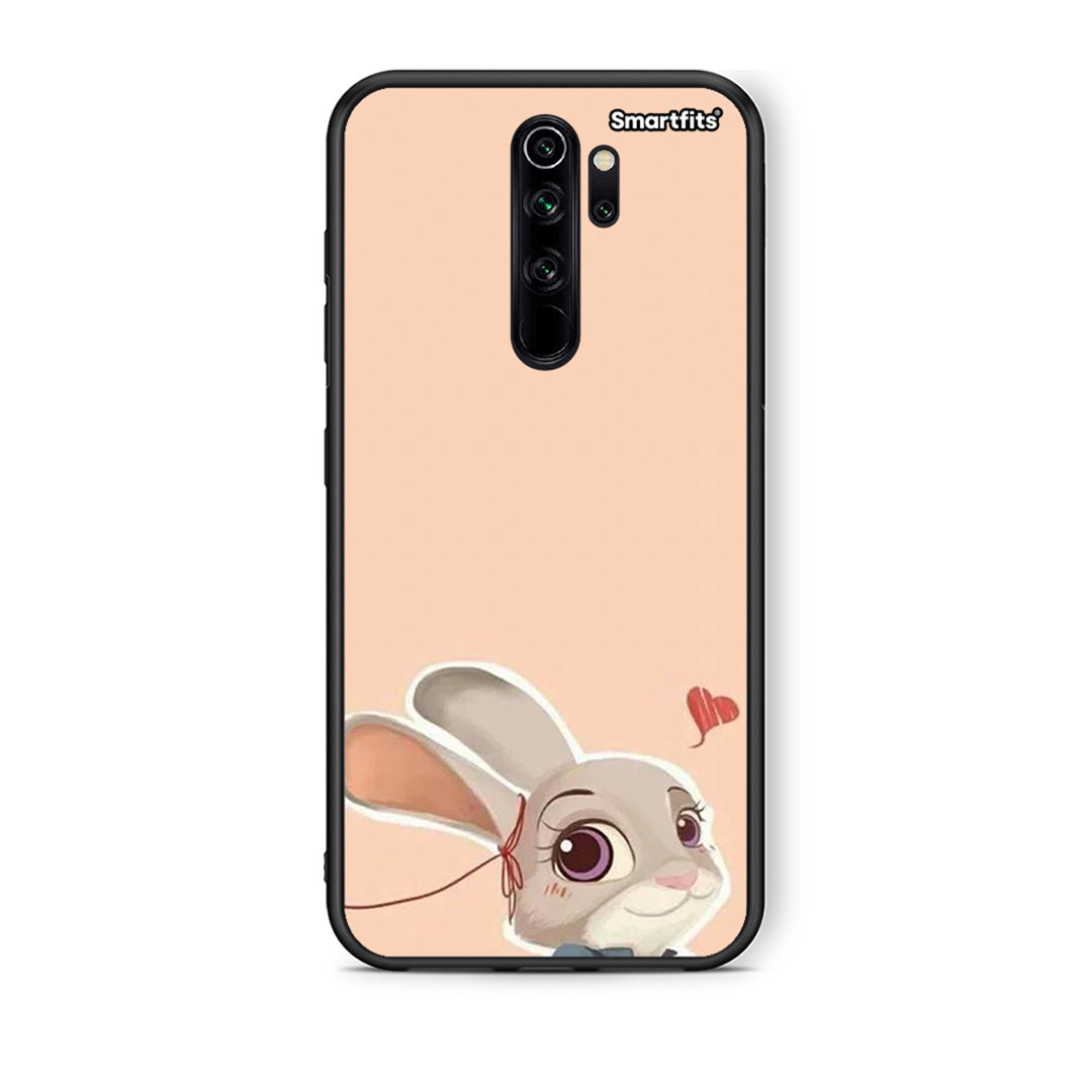 Xiaomi Redmi Note 8 Pro Nick Wilde And Judy Hopps Love 2 θήκη από τη Smartfits με σχέδιο στο πίσω μέρος και μαύρο περίβλημα | Smartphone case with colorful back and black bezels by Smartfits