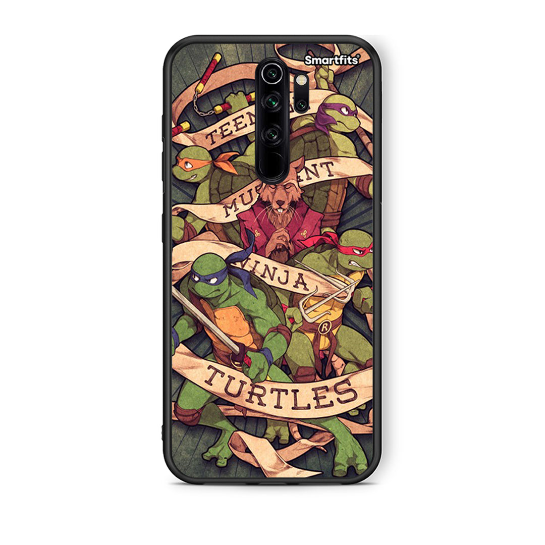 Xiaomi Redmi Note 8 Pro Ninja Turtles θήκη από τη Smartfits με σχέδιο στο πίσω μέρος και μαύρο περίβλημα | Smartphone case with colorful back and black bezels by Smartfits