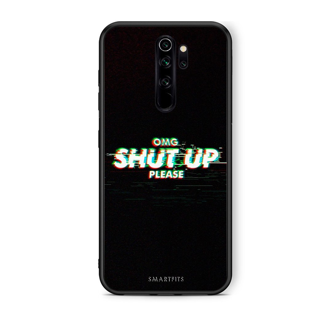 Xiaomi Redmi Note 8 Pro OMG ShutUp θήκη από τη Smartfits με σχέδιο στο πίσω μέρος και μαύρο περίβλημα | Smartphone case with colorful back and black bezels by Smartfits