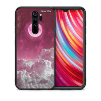 Thumbnail for Θήκη Xiaomi Redmi Note 8 Pro Pink Moon από τη Smartfits με σχέδιο στο πίσω μέρος και μαύρο περίβλημα | Xiaomi Redmi Note 8 Pro Pink Moon case with colorful back and black bezels