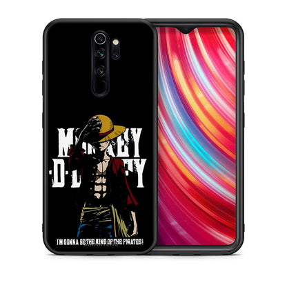 Θήκη Xiaomi Redmi Note 8 Pro Pirate King από τη Smartfits με σχέδιο στο πίσω μέρος και μαύρο περίβλημα | Xiaomi Redmi Note 8 Pro Pirate King case with colorful back and black bezels