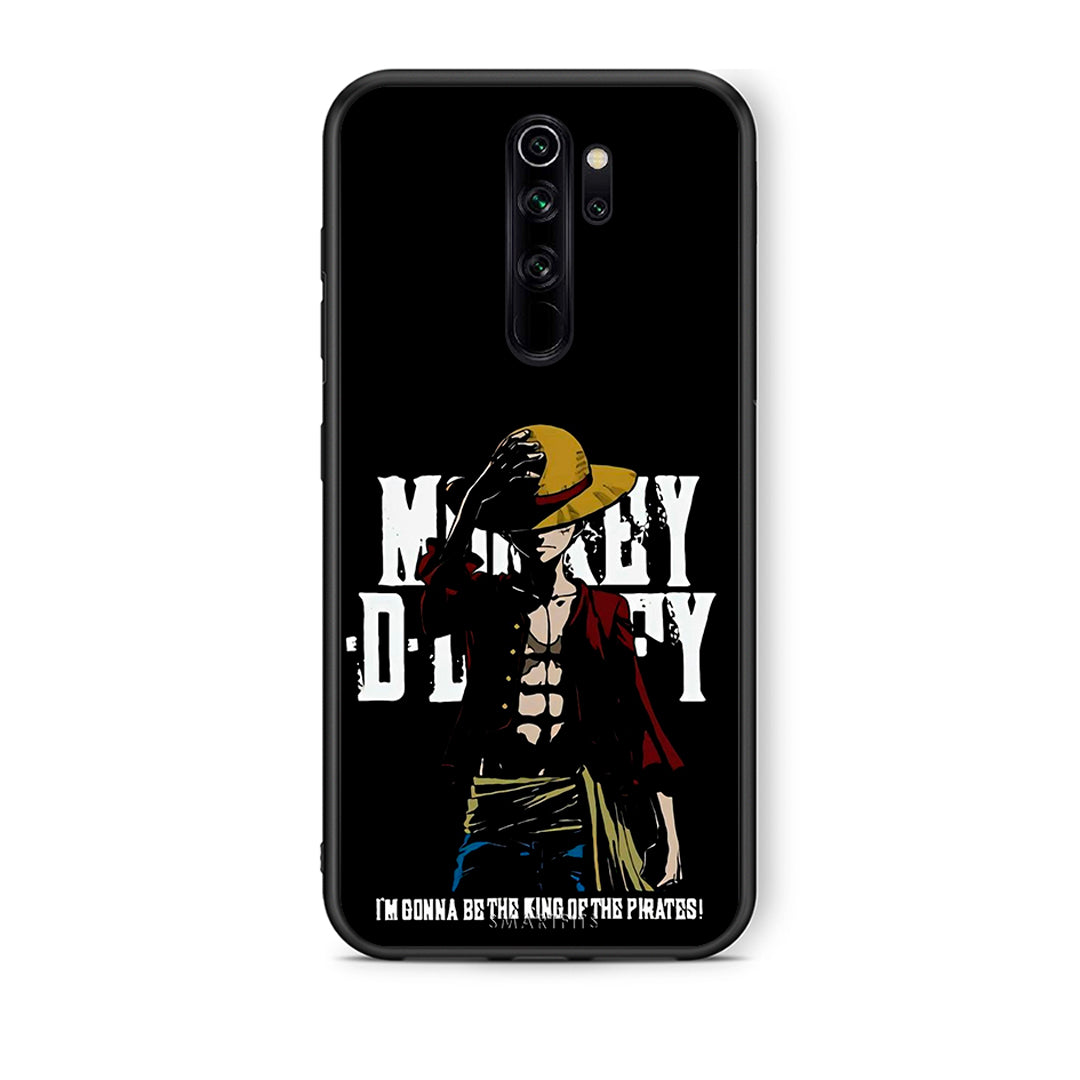 Xiaomi Redmi Note 8 Pro Pirate King θήκη από τη Smartfits με σχέδιο στο πίσω μέρος και μαύρο περίβλημα | Smartphone case with colorful back and black bezels by Smartfits