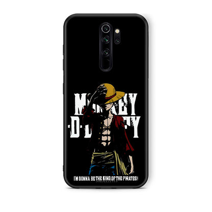 Xiaomi Redmi Note 8 Pro Pirate King θήκη από τη Smartfits με σχέδιο στο πίσω μέρος και μαύρο περίβλημα | Smartphone case with colorful back and black bezels by Smartfits