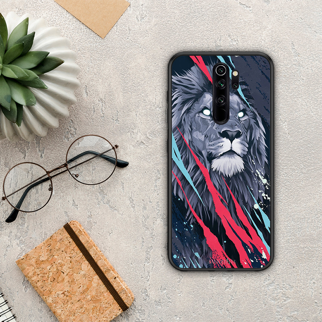 PopArt Lion Designer - Xiaomi Redmi Note 8 Pro θήκη