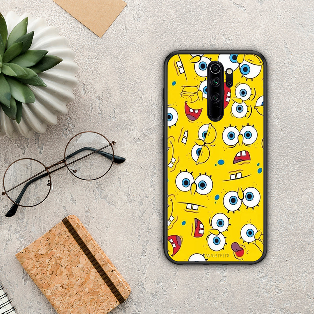 PopArt Sponge - Xiaomi Redmi Note 8 Pro θήκη