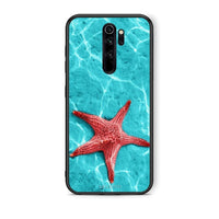 Thumbnail for Xiaomi Redmi Note 8 Pro Red Starfish Θήκη από τη Smartfits με σχέδιο στο πίσω μέρος και μαύρο περίβλημα | Smartphone case with colorful back and black bezels by Smartfits