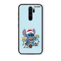 Thumbnail for Xiaomi Redmi Note 8 Pro Santa Stich θήκη από τη Smartfits με σχέδιο στο πίσω μέρος και μαύρο περίβλημα | Smartphone case with colorful back and black bezels by Smartfits