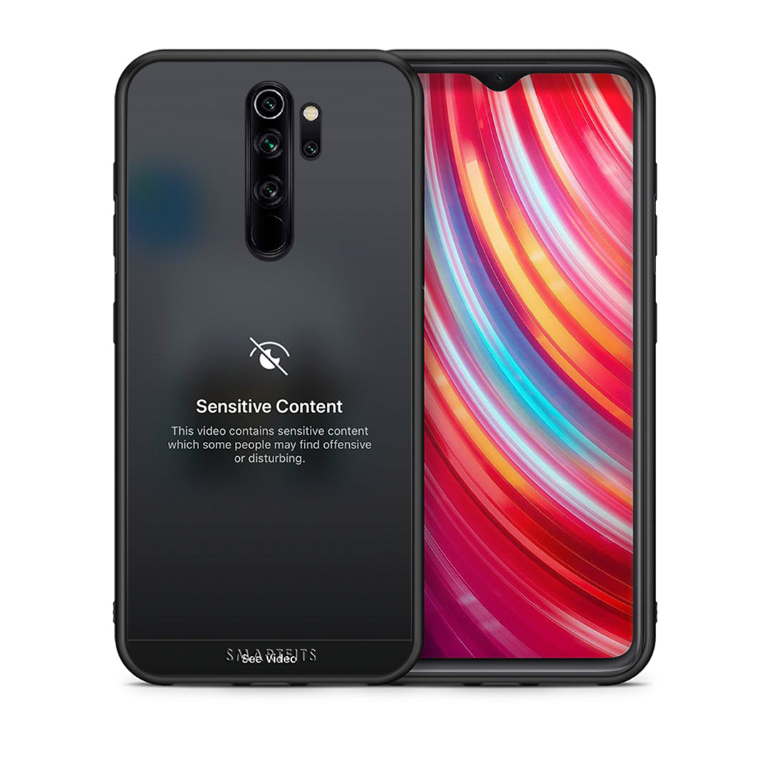 Θήκη Xiaomi Redmi Note 8 Pro Sensitive Content από τη Smartfits με σχέδιο στο πίσω μέρος και μαύρο περίβλημα | Xiaomi Redmi Note 8 Pro Sensitive Content case with colorful back and black bezels