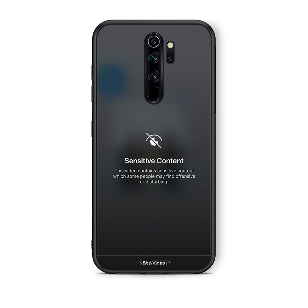 Xiaomi Redmi Note 8 Pro Sensitive Content θήκη από τη Smartfits με σχέδιο στο πίσω μέρος και μαύρο περίβλημα | Smartphone case with colorful back and black bezels by Smartfits