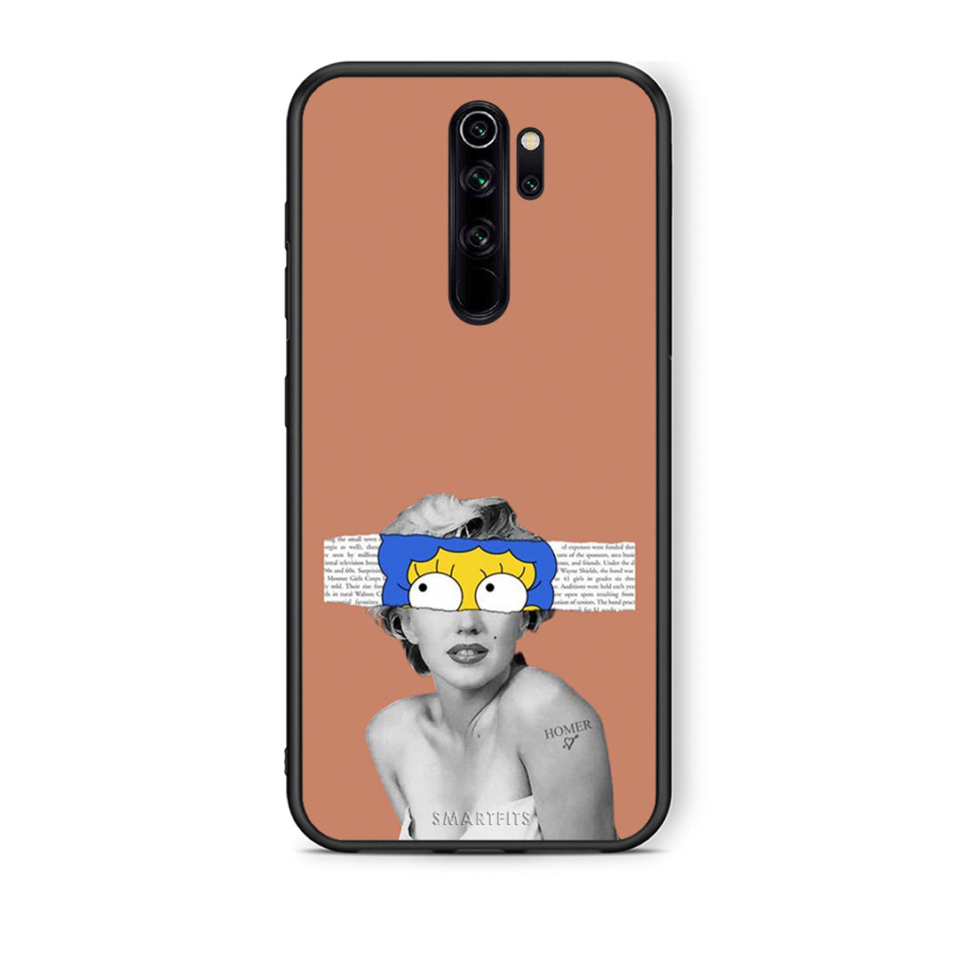 Xiaomi Redmi Note 8 Pro Sim Merilyn θήκη από τη Smartfits με σχέδιο στο πίσω μέρος και μαύρο περίβλημα | Smartphone case with colorful back and black bezels by Smartfits