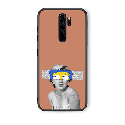 Xiaomi Redmi Note 8 Pro Sim Merilyn θήκη από τη Smartfits με σχέδιο στο πίσω μέρος και μαύρο περίβλημα | Smartphone case with colorful back and black bezels by Smartfits